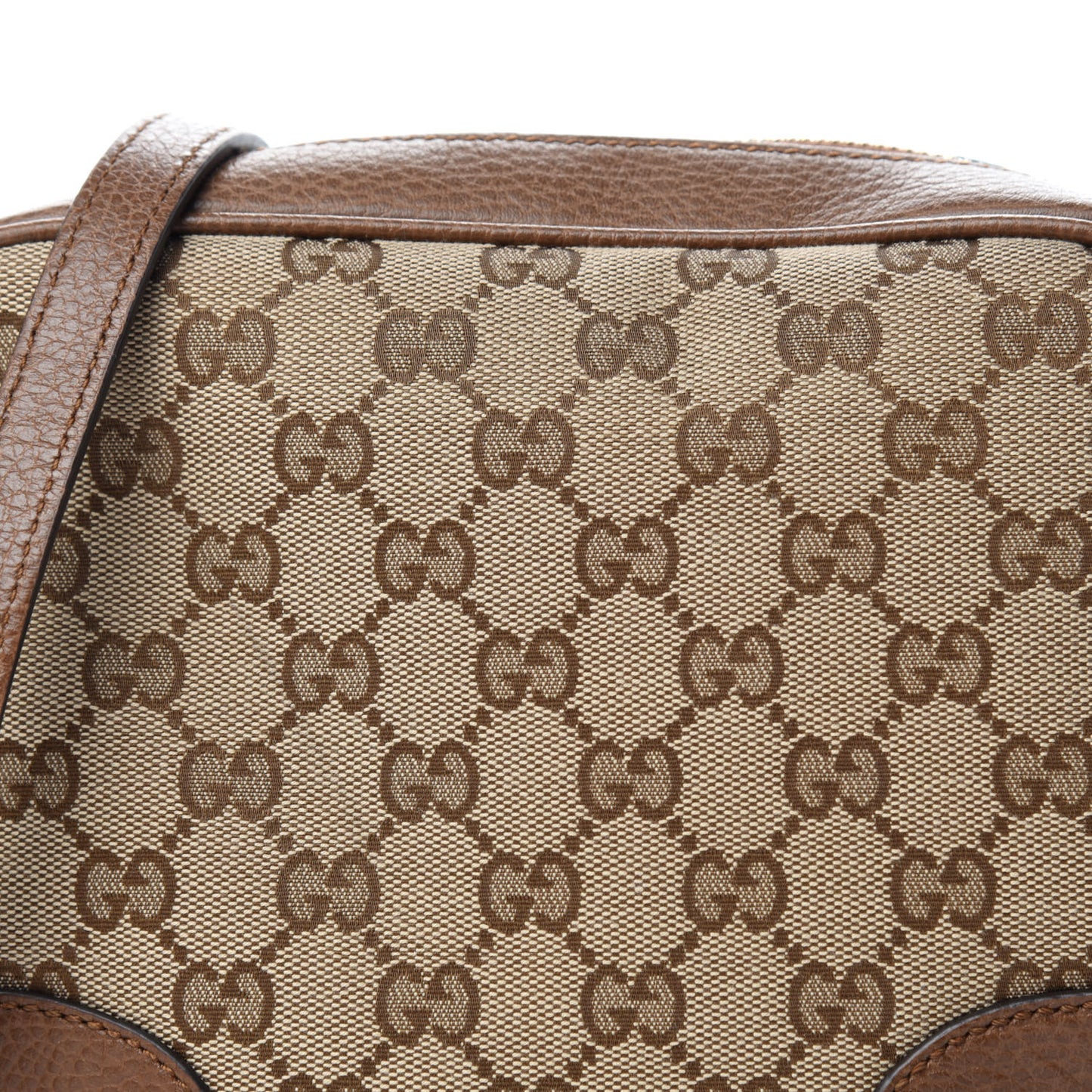 Monogram Mini Bree Messenger Bag Beige Tabacco