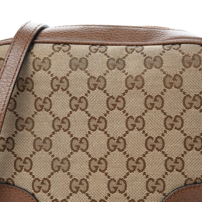 Gucci Monogram Mini Bree Messenger Bag Beige Tabacco 9 of 9