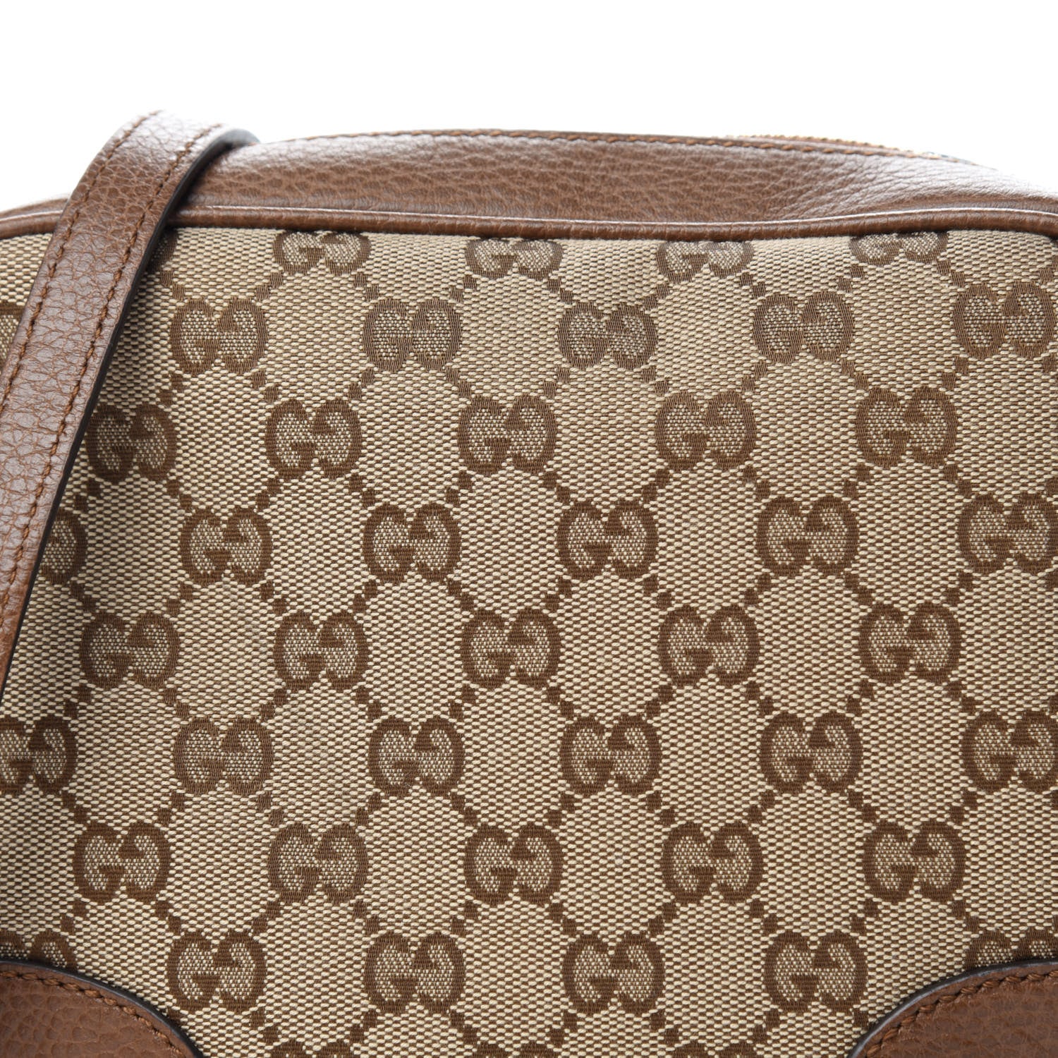 Gucci Monogram Mini Bree Messenger Bag Beige Tabacco 10 of 12