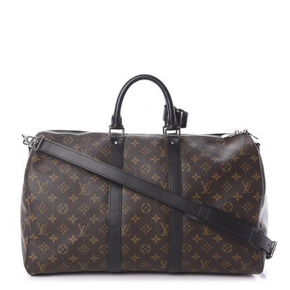Louis Vuitton Monogram Macassar Keepall Bandouliere 45 1 of 8