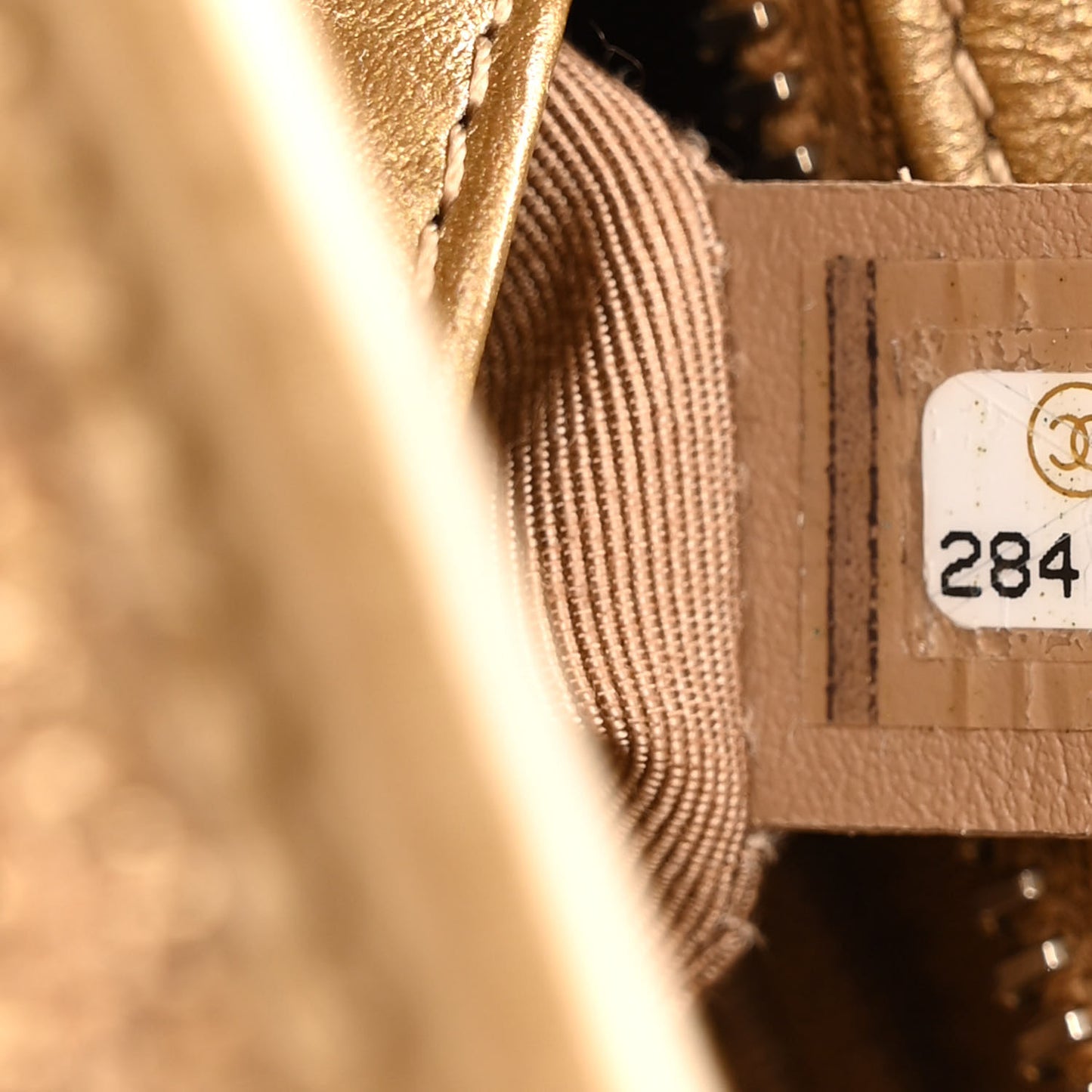 Tweed Calfskin Small Gabrielle Hobo Gold