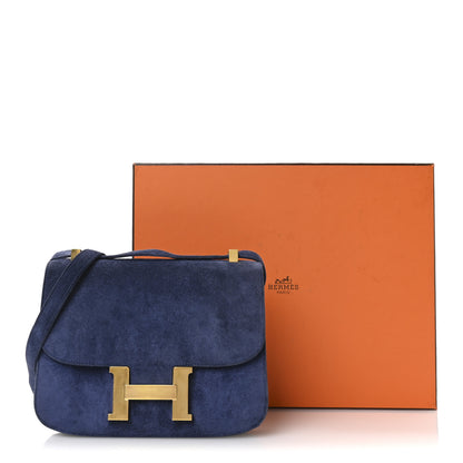 Hermes Veau Doblis Bonwit Teller Constance 23 Bleu Saphir 18 of 21