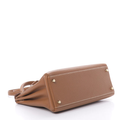 Hermes Togo Kelly Retourne 32 Gold 4 of 13