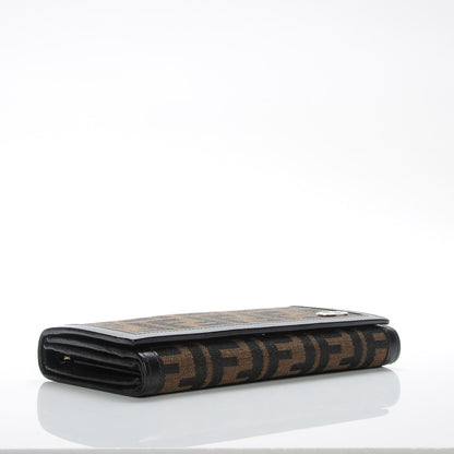 Fendi Zucca Continental Wallet Tobacco 4 of 9