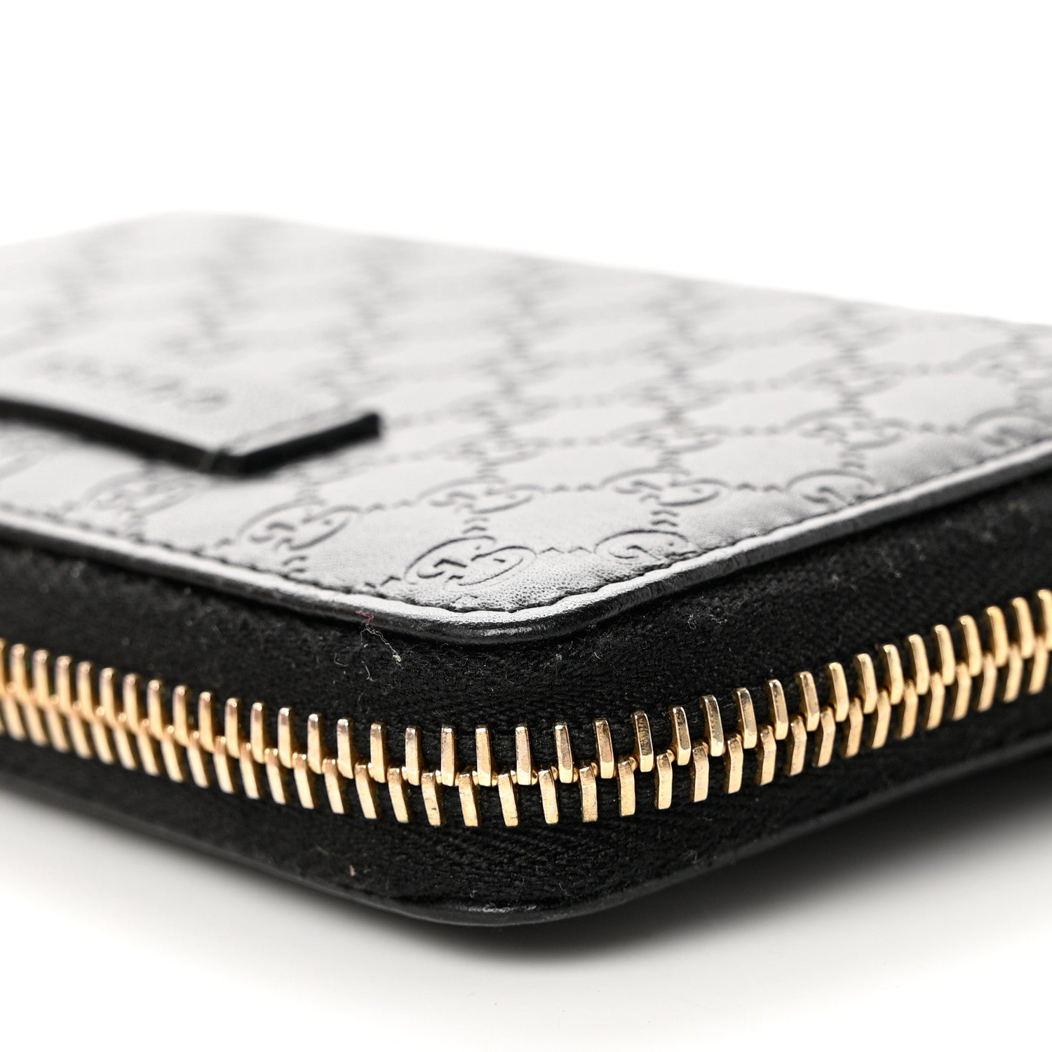 Gucci Microguccissima Zip Around Card Case Black 8 of 8