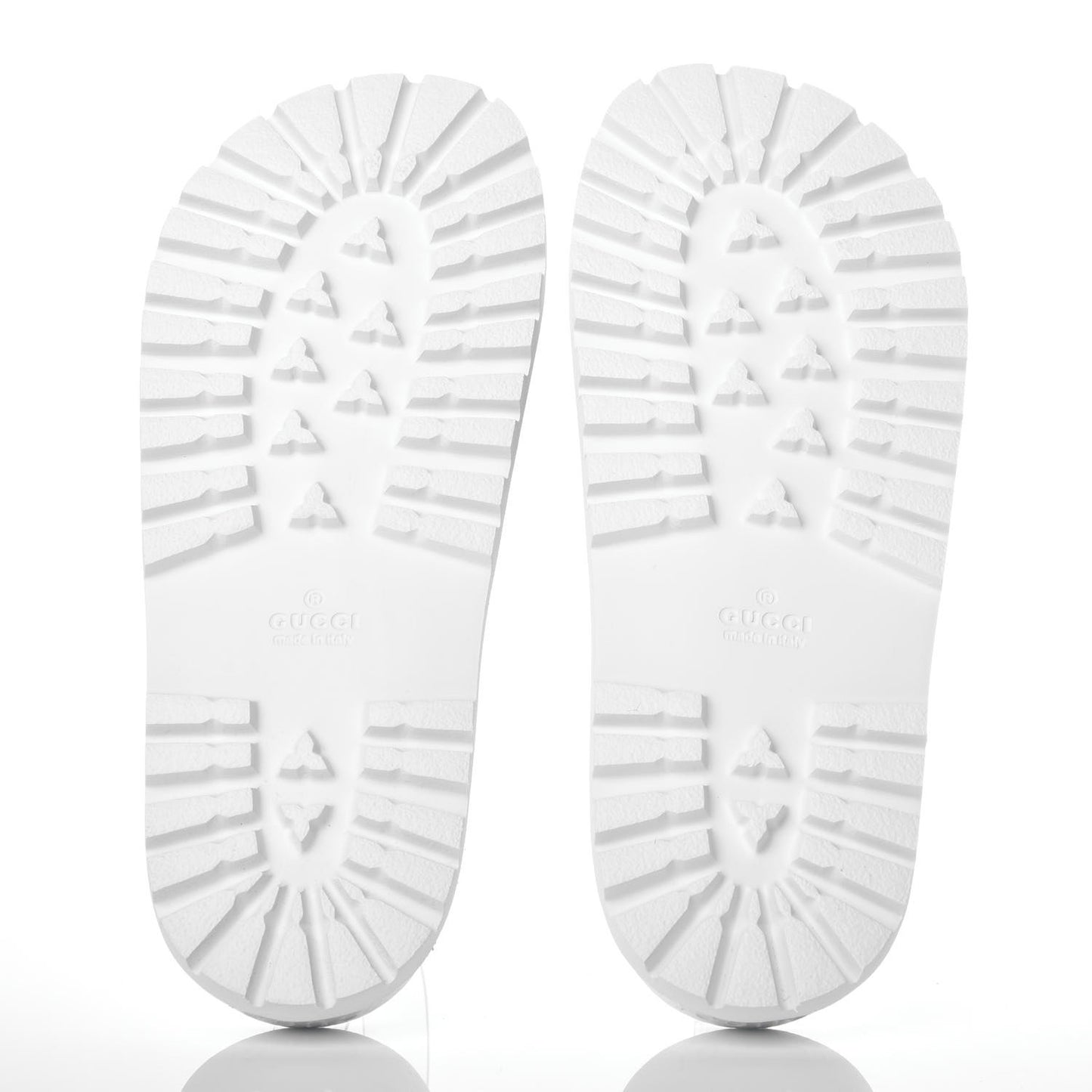 Rubber Web Mens Lug Sole Slide Sandals 6 Great White Green Red