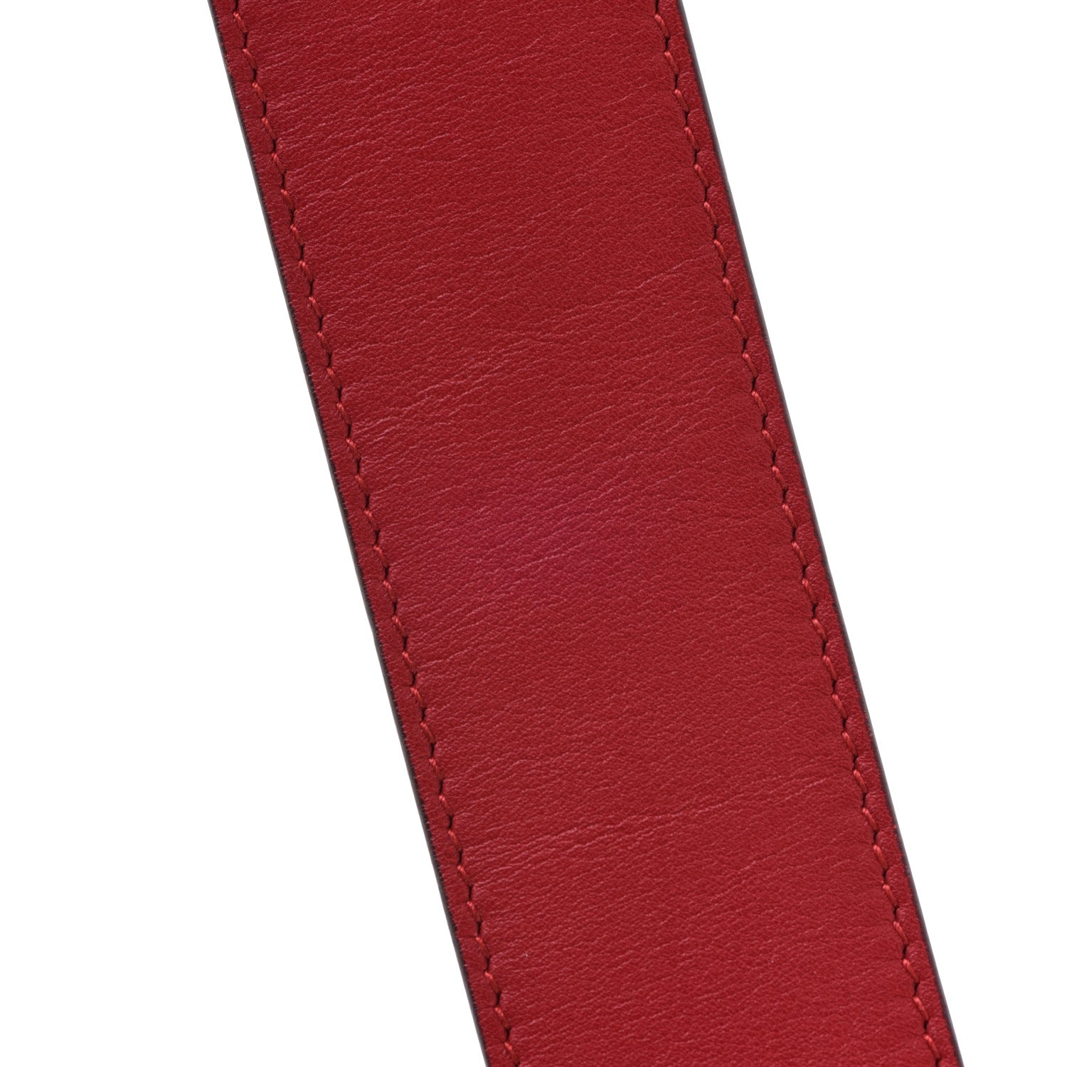 Gucci Moon Calfskin Torchon Double G 40mm Belt 80 32 Hibiscus Red 5 of 5