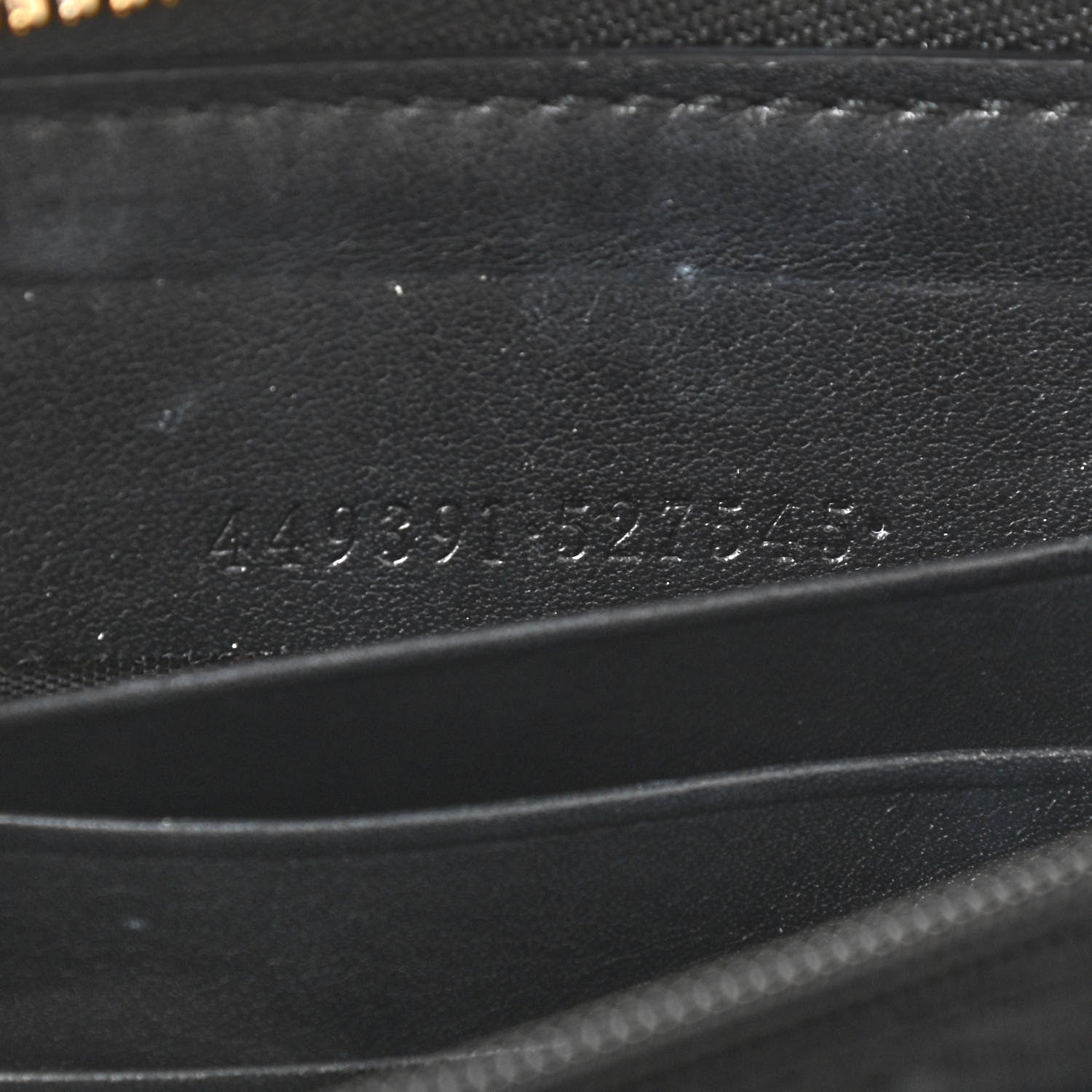 Gucci Microguccissima Zip Around Wallet Black 7 of 14