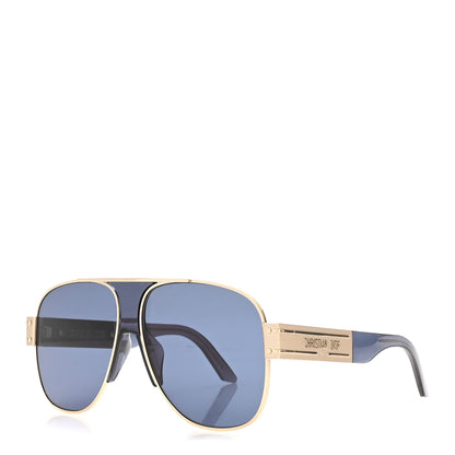 Christian Dior Diorsignature A3U Sunglasses Gold Gradient Smoke 1 of 7