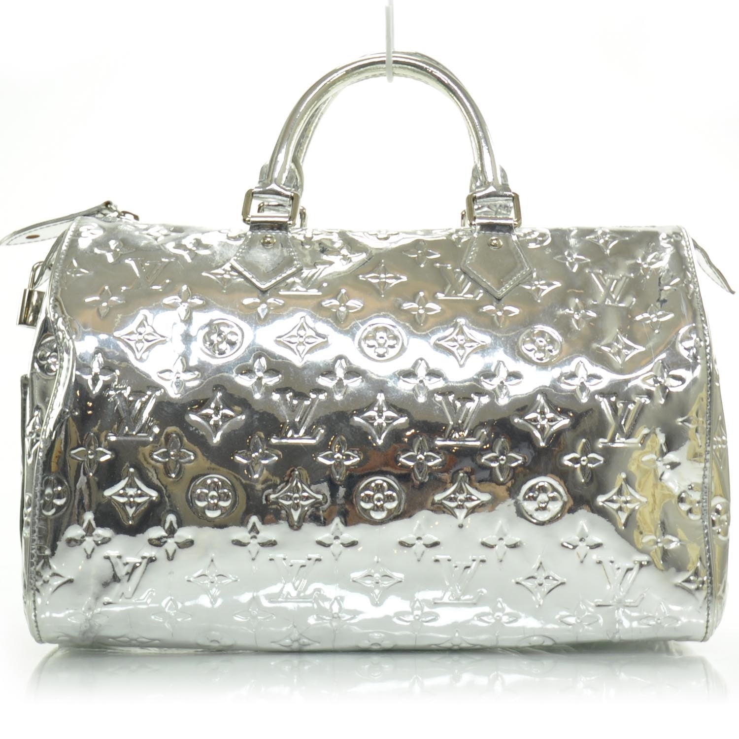 Louis Vuitton Monogram Miroir Speedy 30 Silver 1 of 8