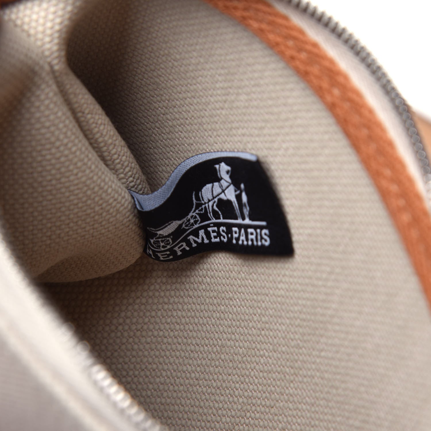 Hermes Vache Hunter Toile Herbag Zip 31 PM Trench Gold 7 of 11