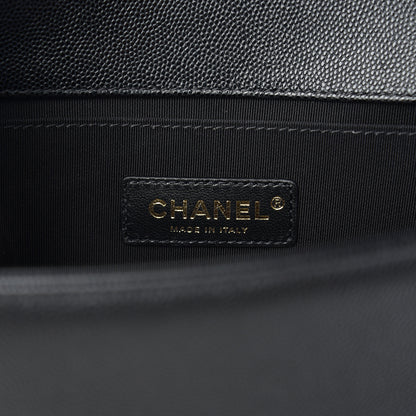 Chanel Caviar Quilted Medium Boy Flap Black 5 of 9
