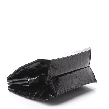 Judith Leiber Alligator Crystal Evening Bag Black 6 of 12