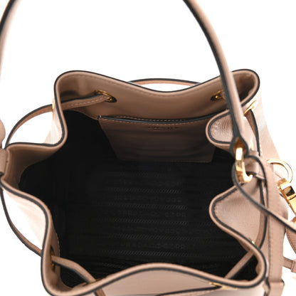 Prada Saffiano Cuir Bucket Bag Cipria 5 of 9