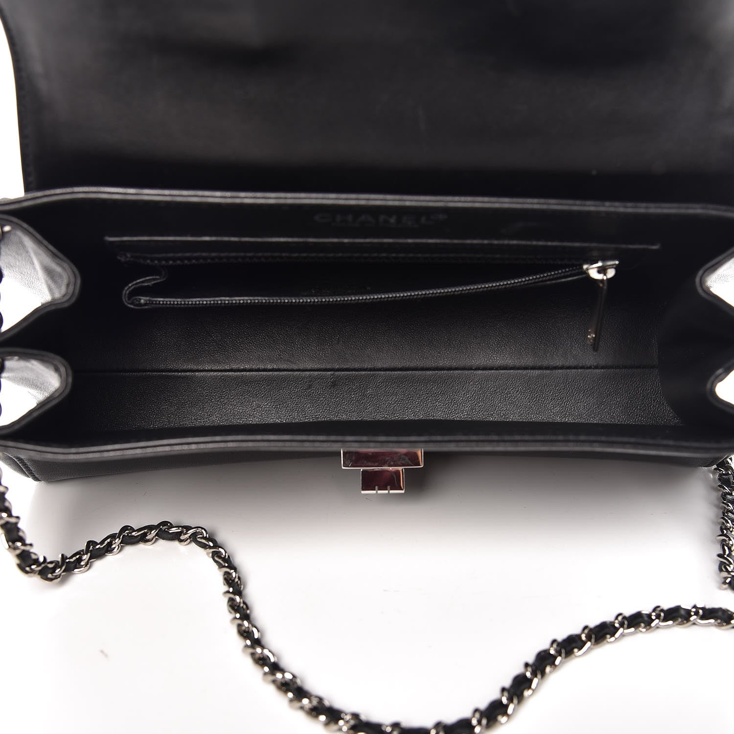 Chanel Lambskin Mademoiselle Accordion Flap Black 6 of 17