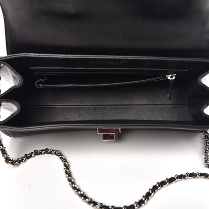 Chanel Lambskin Mademoiselle Accordion Flap Black 6 of 17