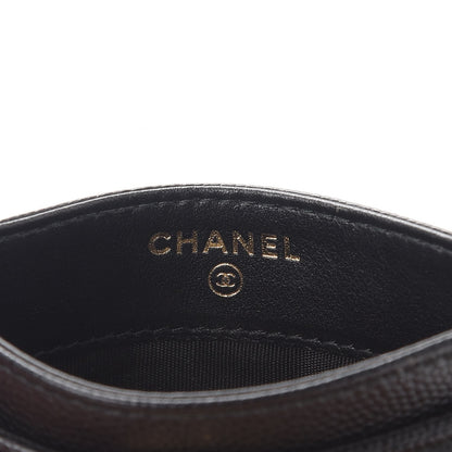 Chanel Caviar Quilted Boy Card Holder Black 6 of 8