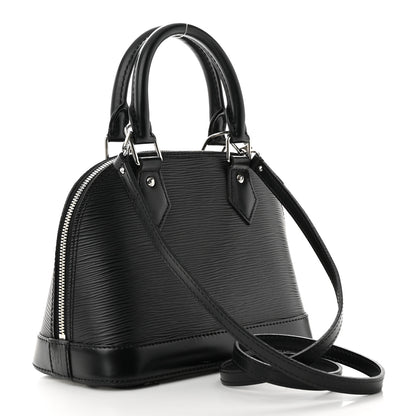 Louis Vuitton Epi Alma BB Black 2 of 10