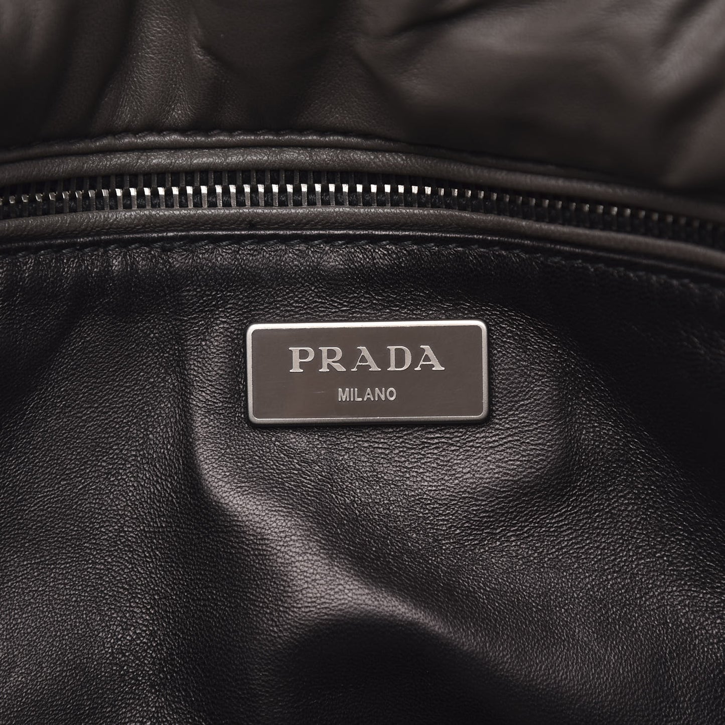 Nappa Bomber Sound Chain Flap Shoulder Bag Ardesia
