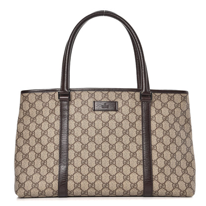 Gucci GG Plus Monogram Medium Joy Tote Dark Brown 1 of 8