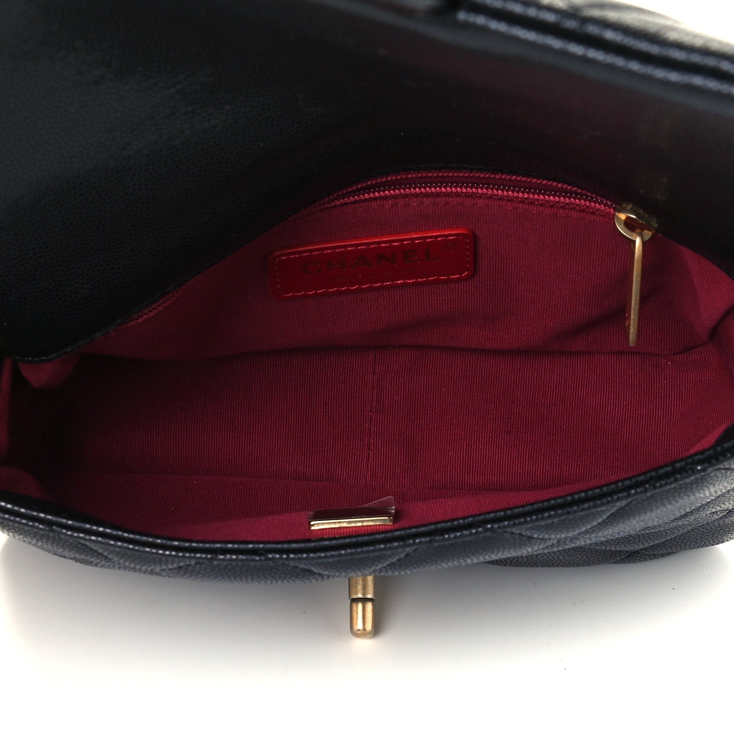 Chanel Caviar Quilted Small Twist Your Buttons Flap Black 6 of 11