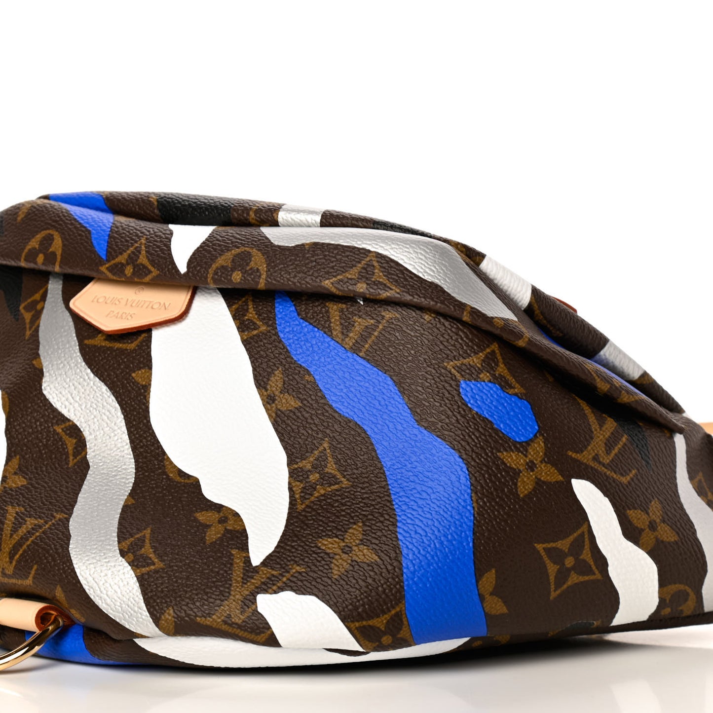X LOL Monogram Bumbag Blue Silver