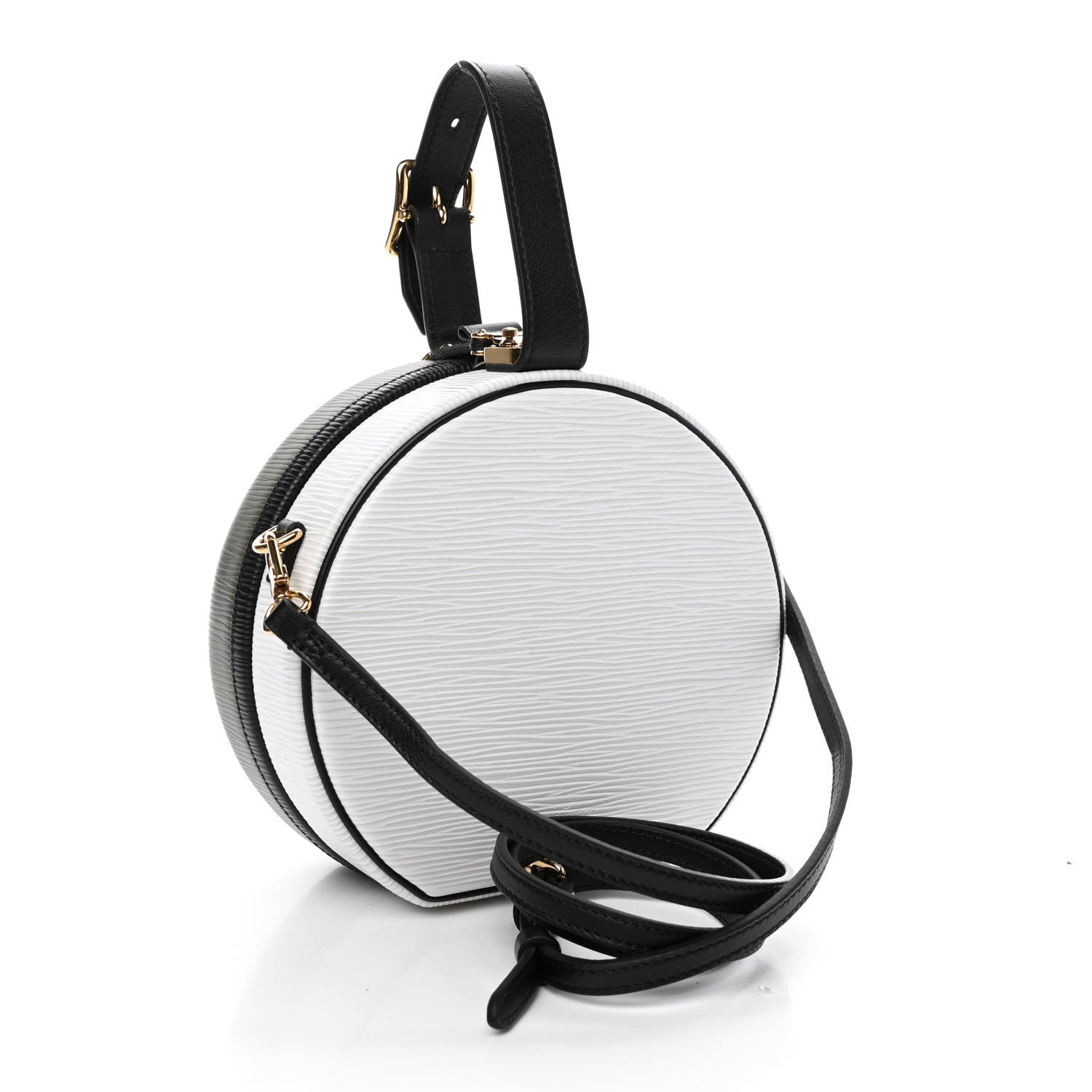 Louis Vuitton Epi Petite Boite Chapeau Kaki White 2 of 4