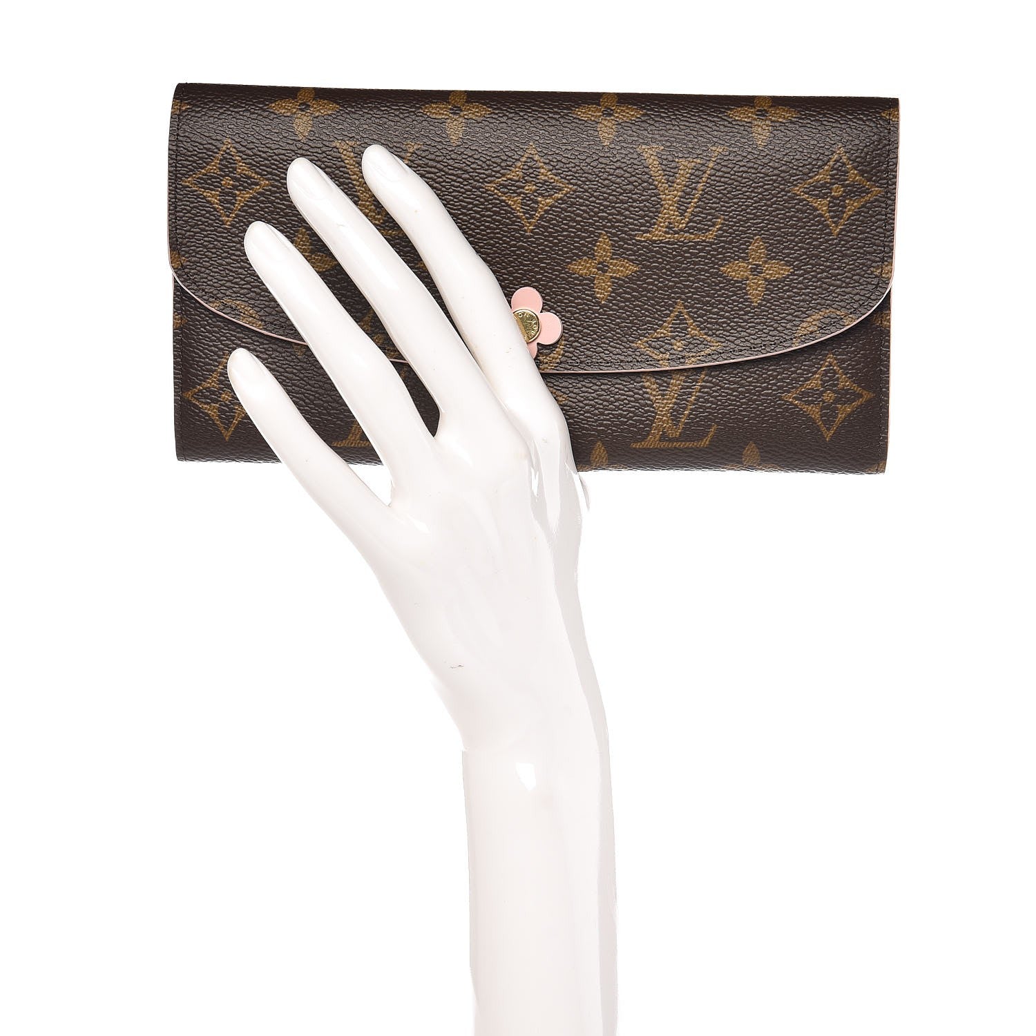 Louis Vuitton Monogram Bloom Flower Emilie Wallet 2 of 6