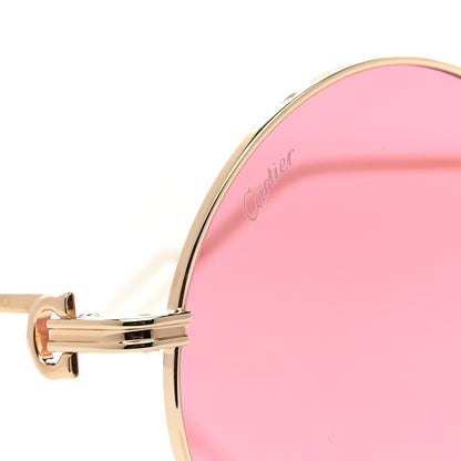 Cartier Premiere De Cartier Round Sunglasses Pink Gold 7 of 8
