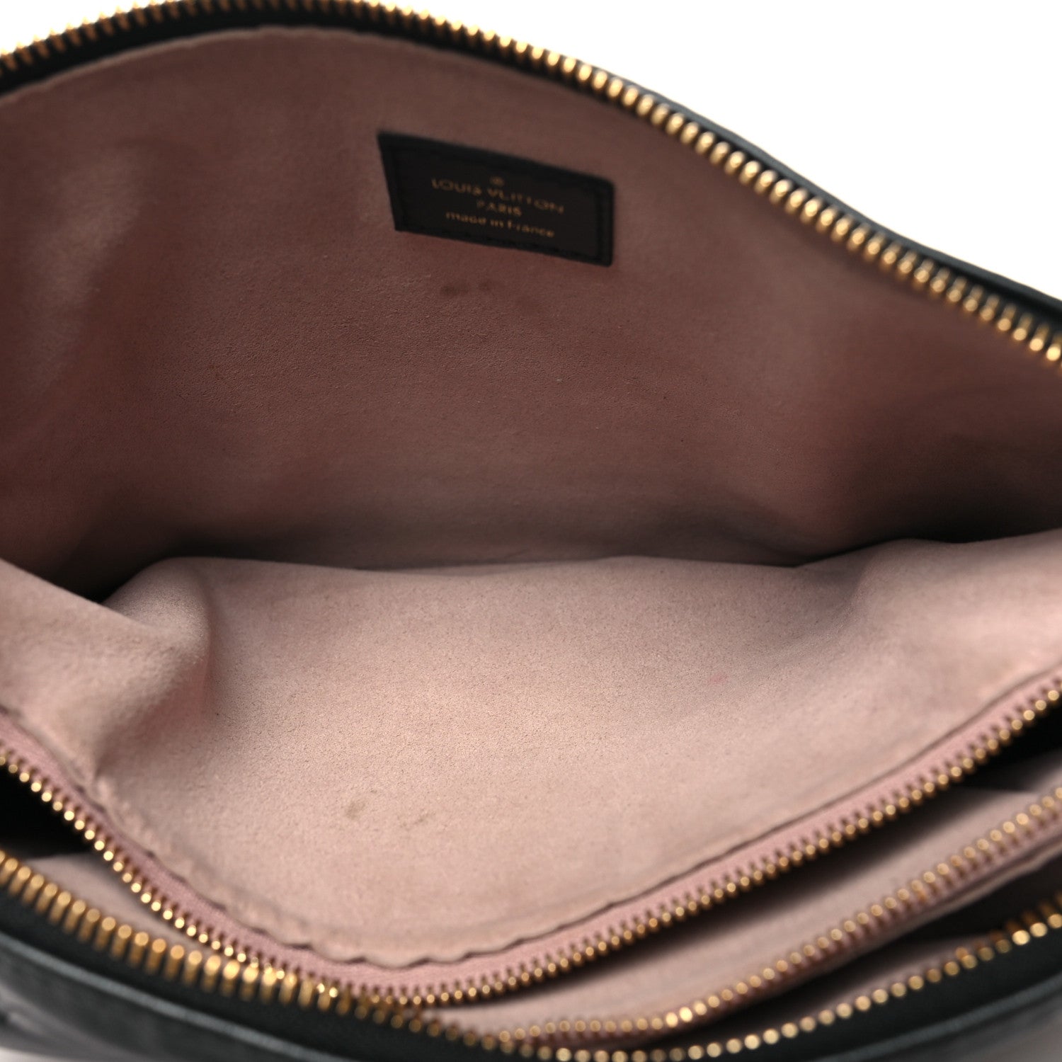 Louis Vuitton Lambskin Embossed Monogram Coussin PM Black 5 of 12