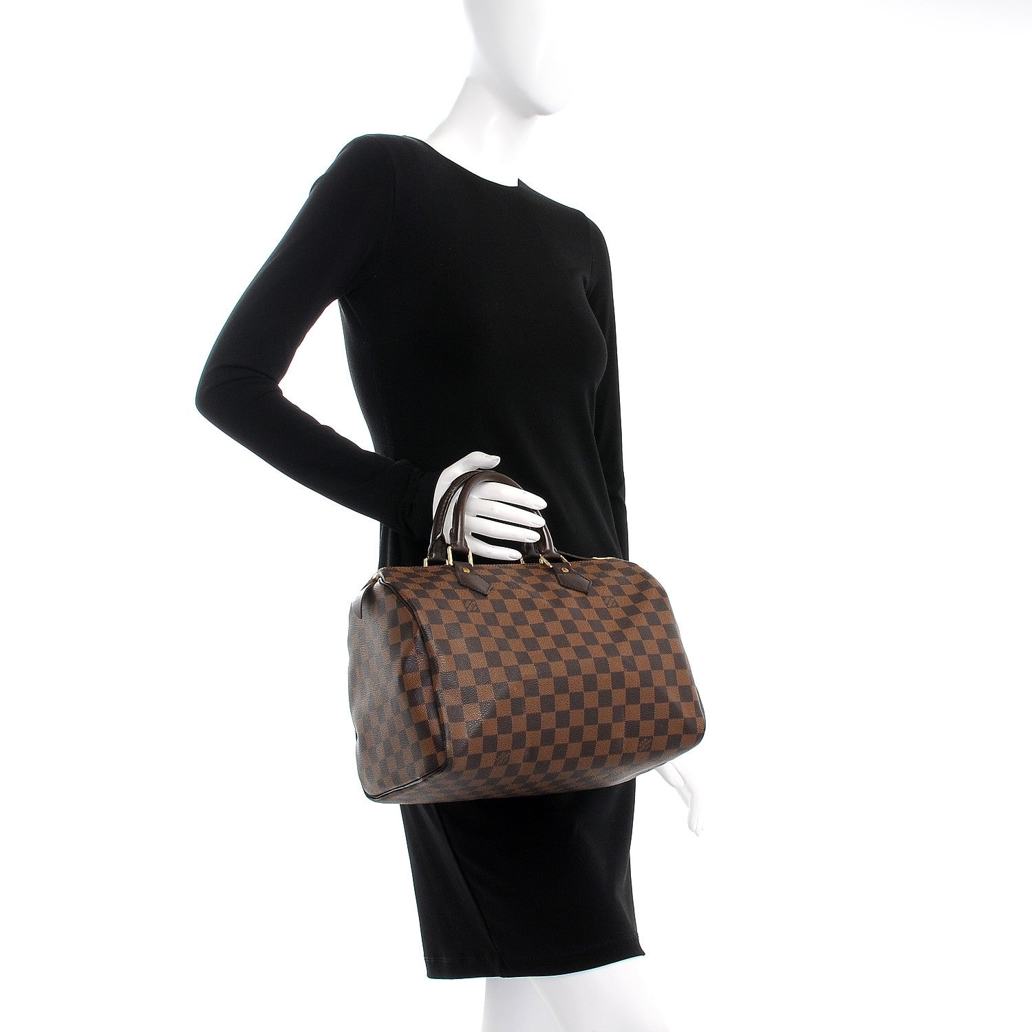 Louis Vuitton Damier Ebene Speedy 30 2 of 12