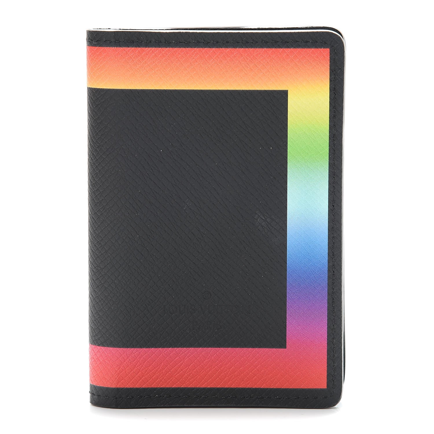 Louis Vuitton Taiga Rainbow Pocket Organizer Black 1 of 7