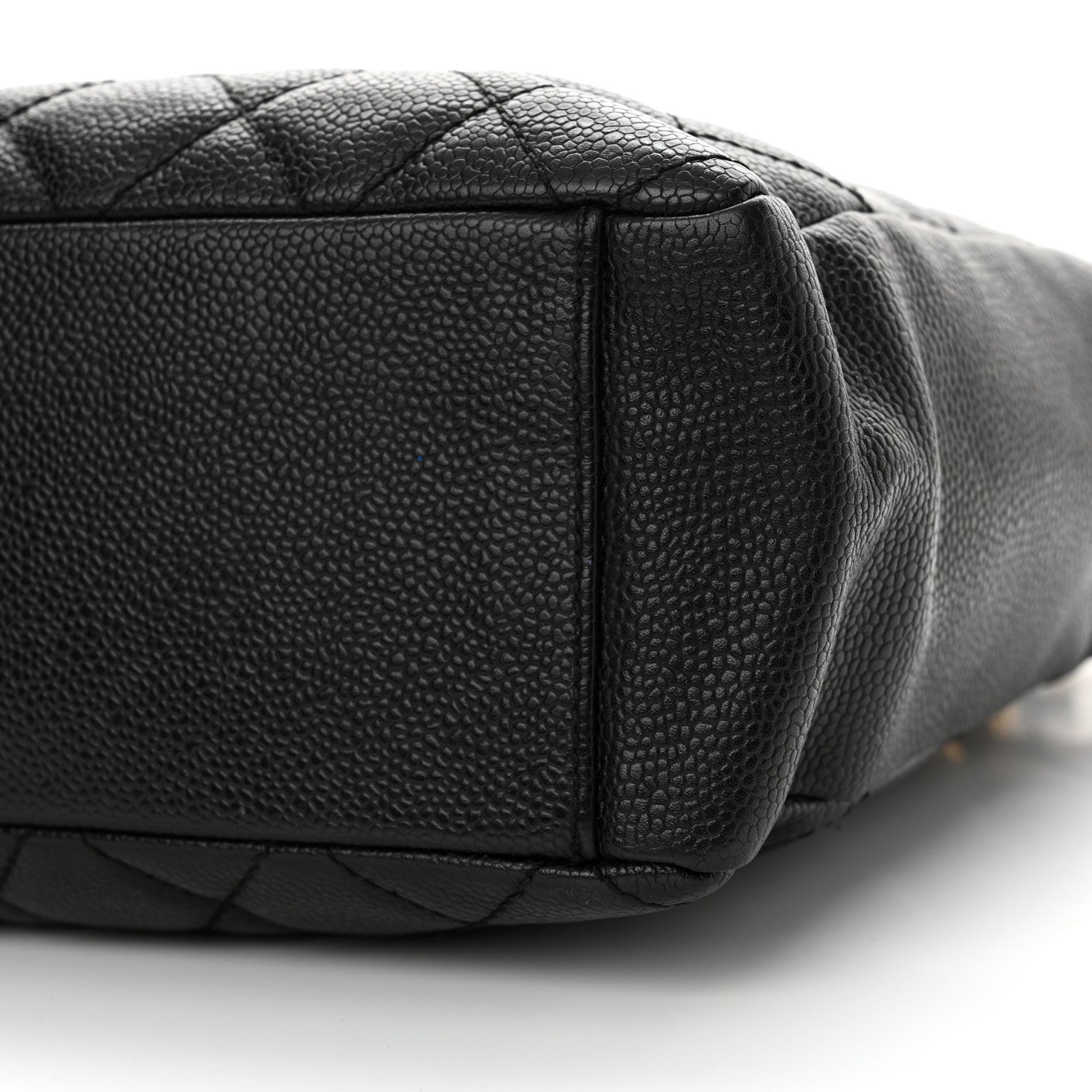 Chanel Caviar Quilted Petit Shopping Tote PST Black 10 of 13