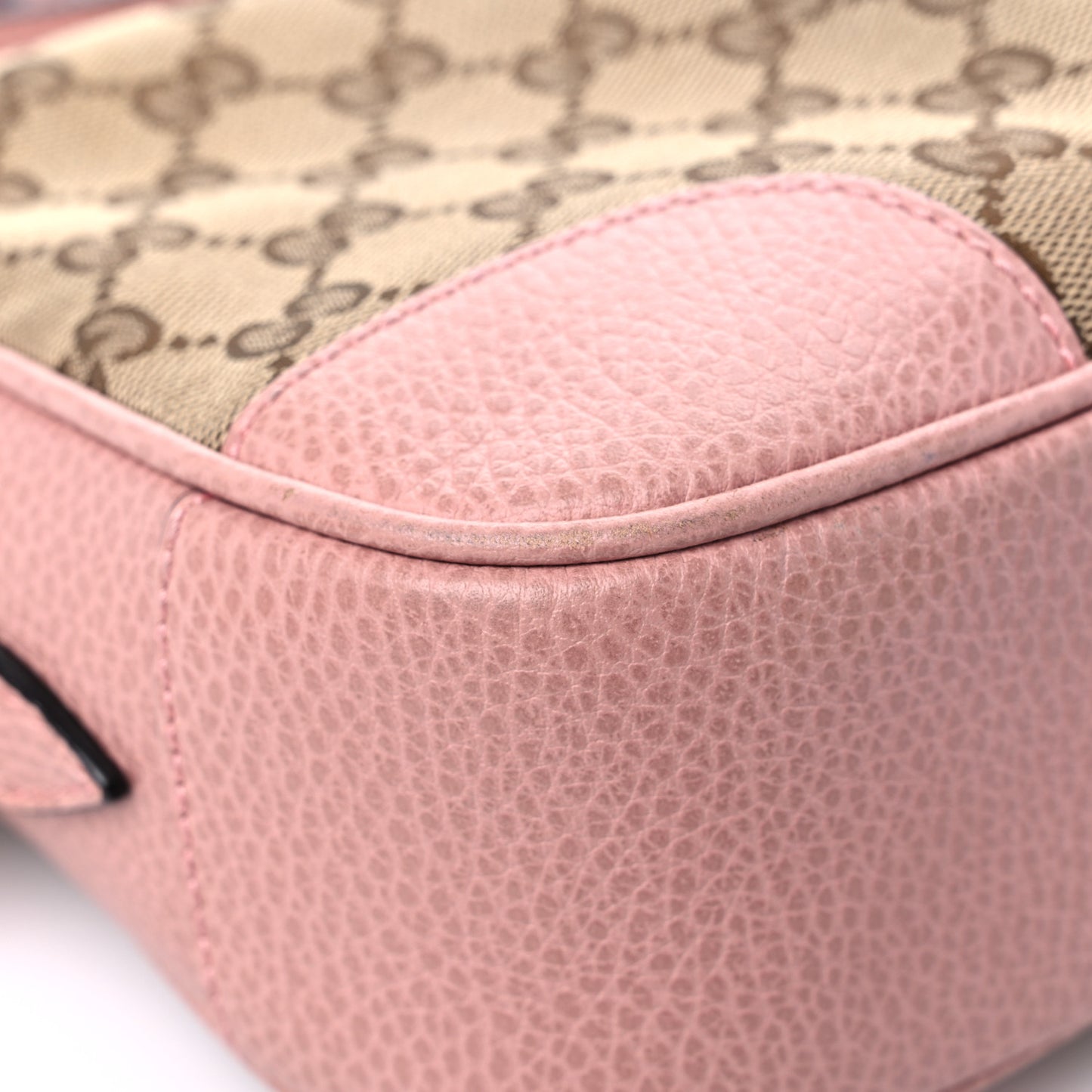 Monogram Mini Bree Messenger Bag Beige Soft Pink