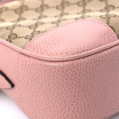 Gucci Monogram Mini Bree Messenger Bag Beige Soft Pink 9 of 17