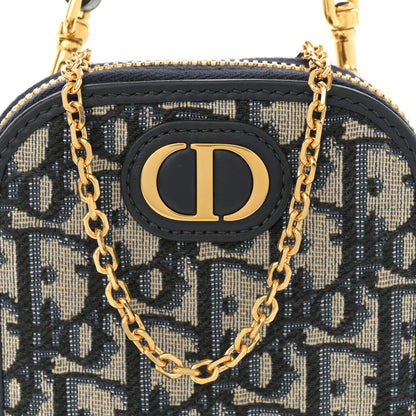 Christian Dior Oblique 30 Montaigne Phone Holder Blue 8 of 10