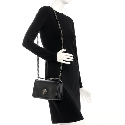 Versace Nappa Palazzo Sultan Shoulder Bag Black 2 of 7