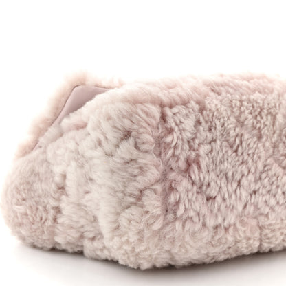 Chanel Shearling Sheepskin Medium Chanel 19 Flap Light Pink 9 of 10