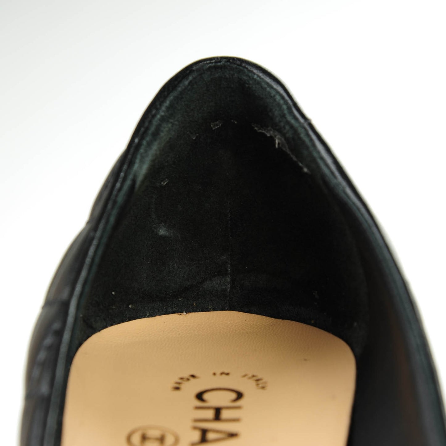 Lambskin Quilted Pumps 39 Black