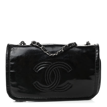 Chanel Vinyl Small Lipstick Flap Black 1 of 10