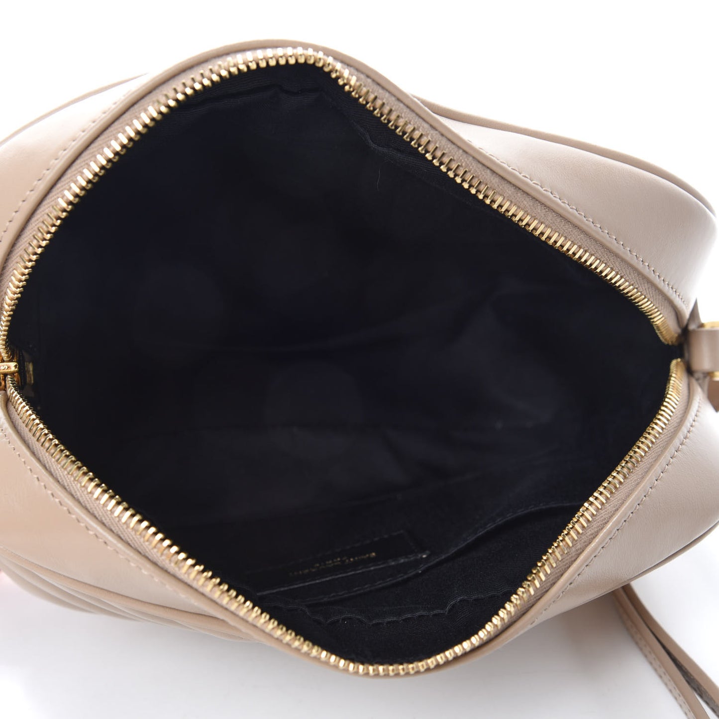 Calfskin Matelasse Monogram Lou Camera Bag Nude Powder