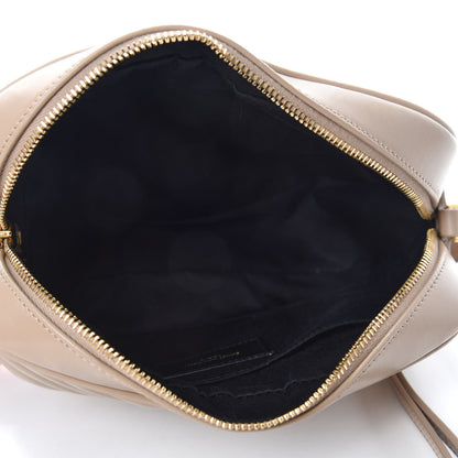 Saint Laurent Calfskin Matelasse Monogram Lou Camera Bag Nude Powder 5 of 11