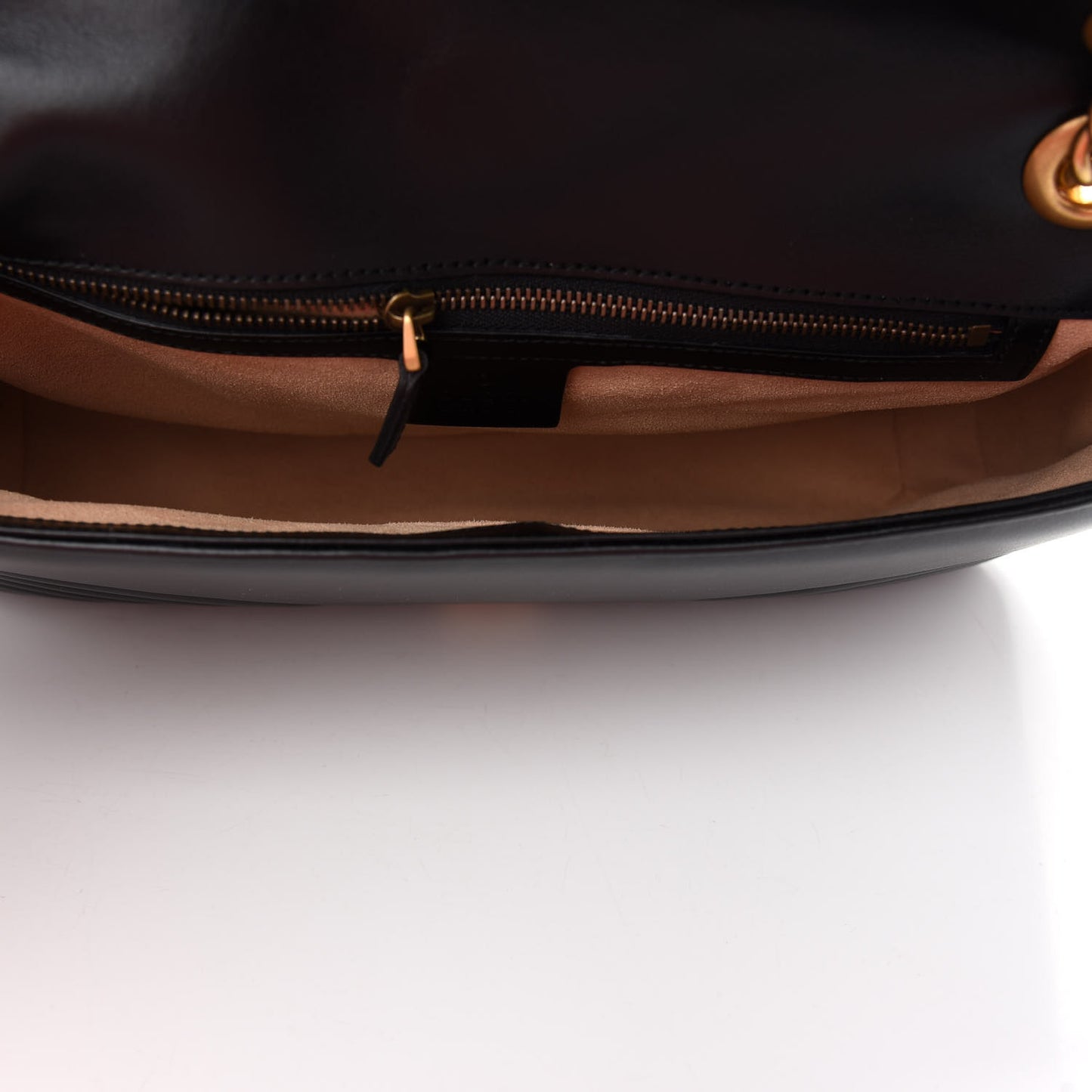 Calfskin Matelasse Medium GG Marmont Shoulder Bag Black