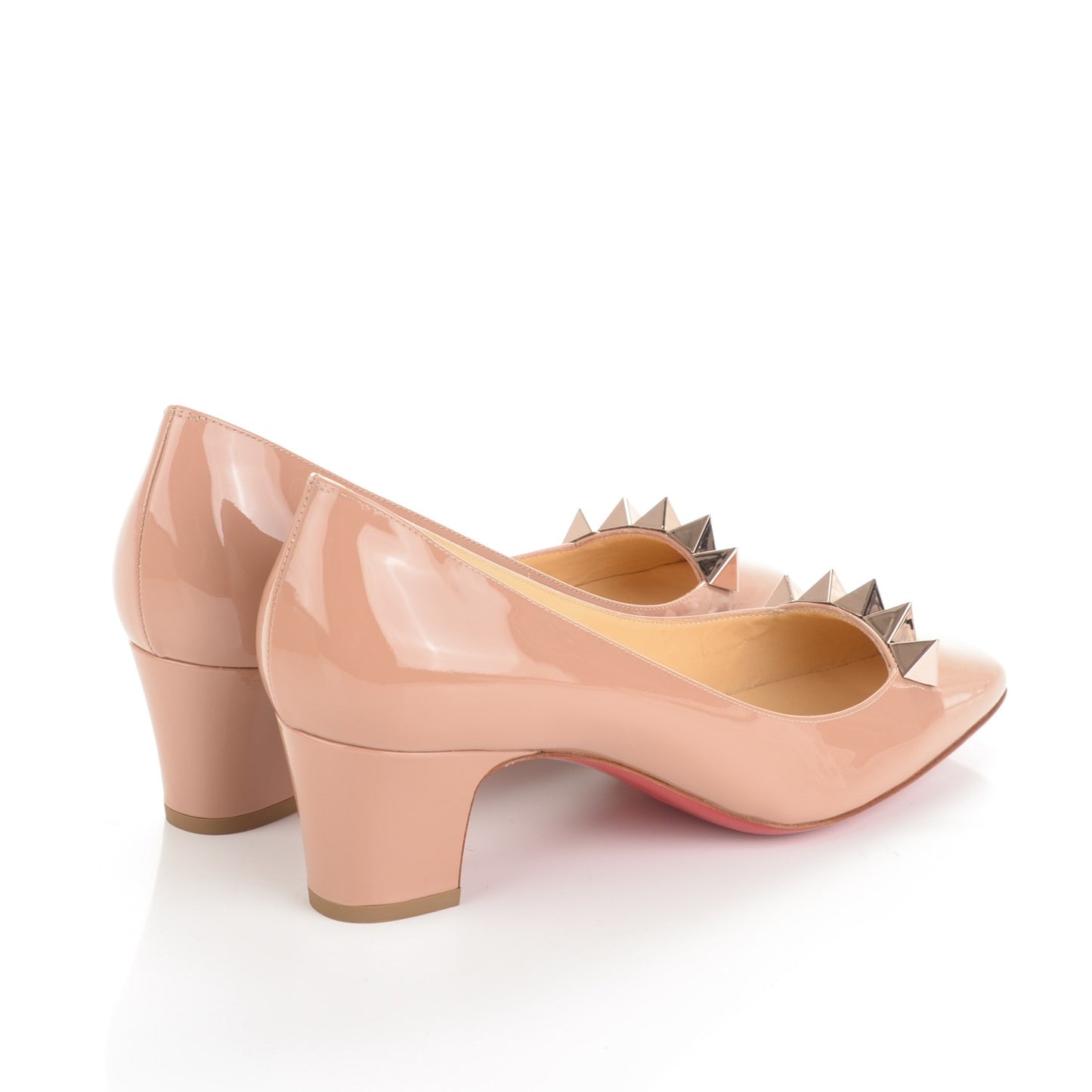 Patent Pyramidam 45 Pumps 40 Nude