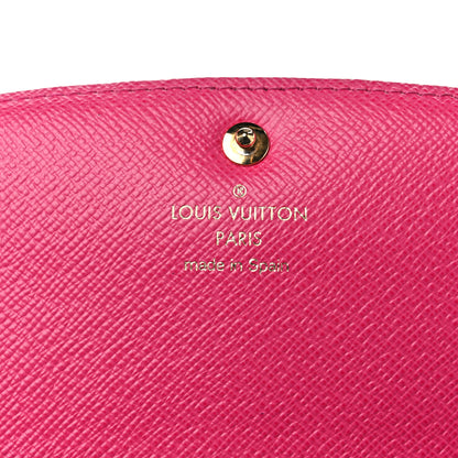 Louis Vuitton Monogram Bloom Flower Emilie Wallet Fuchsia 6 of 15