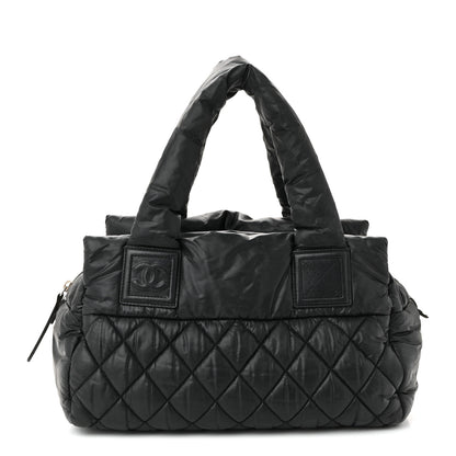 Chanel Nylon Coco Cocoon Zipped Tote Black 1 of 11