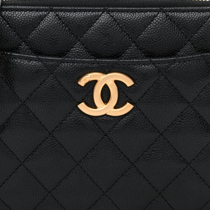 Chanel Caviar Quilted Small Pick Me Up Vanity Case Black 9 of 12
