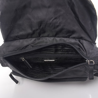Prada Nylon Vela Messenger Bag Black 5 of 9