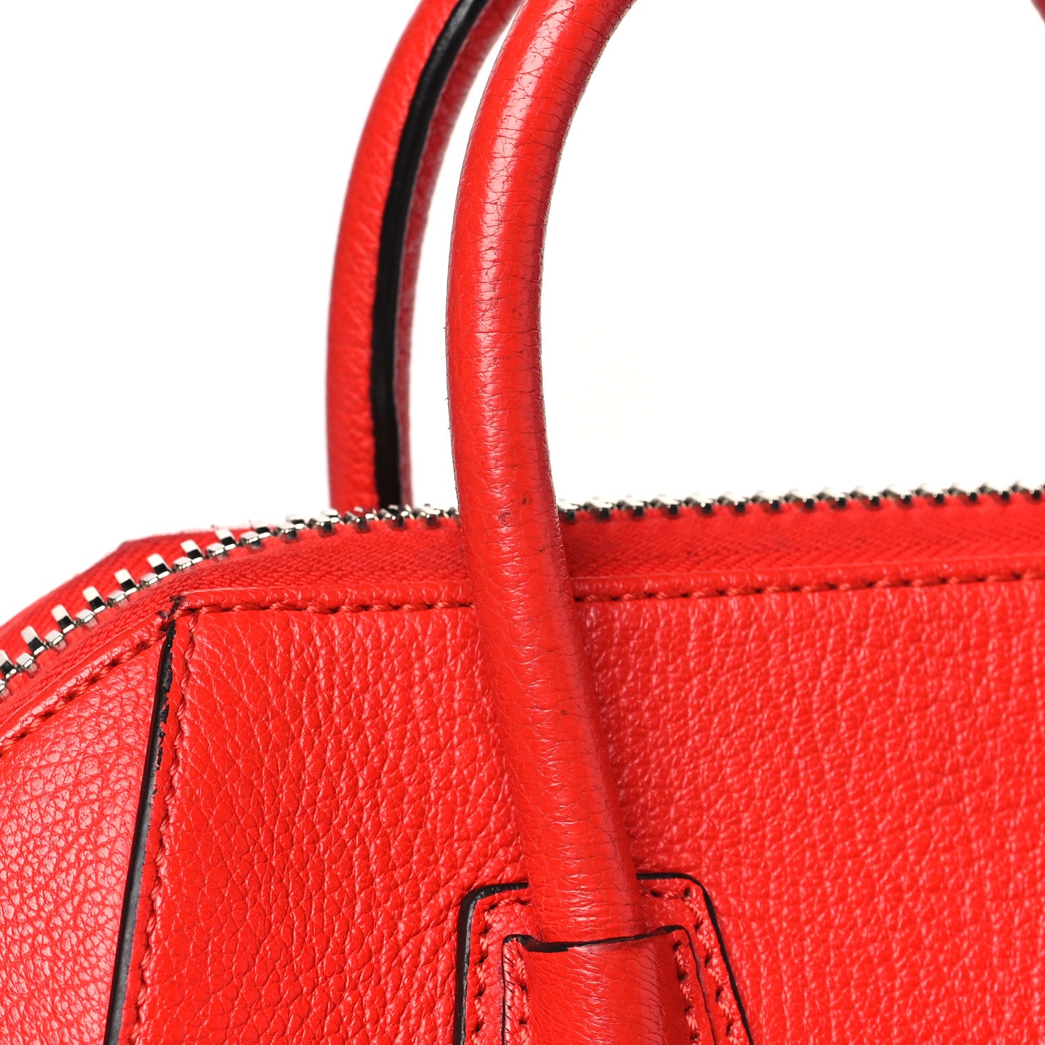 Givenchy Sugar Goatskin Mini Antigona Medium Red 11 of 11