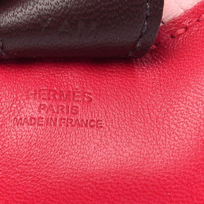 Hermes Milo Lambskin Grigri Rodeo Horse Bag Charm PM Rose Sakura Framboise Rouge Sellier 4 of 5